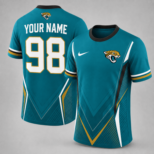 JJ x NFL Custom Name Number Personalized Athletic T-Shirt