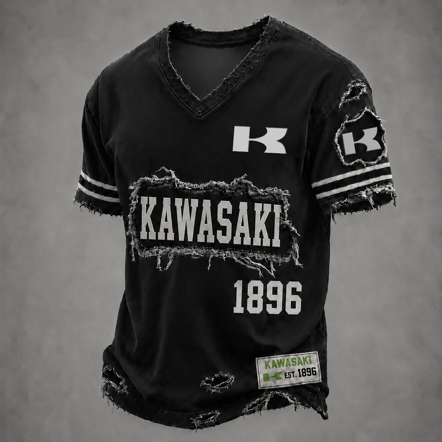 KAW LUXURY V-Neck T-Shirt 0506 DatND DVT