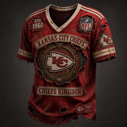 KC X NFL Exclusive V-Neck T-Shirt 2007