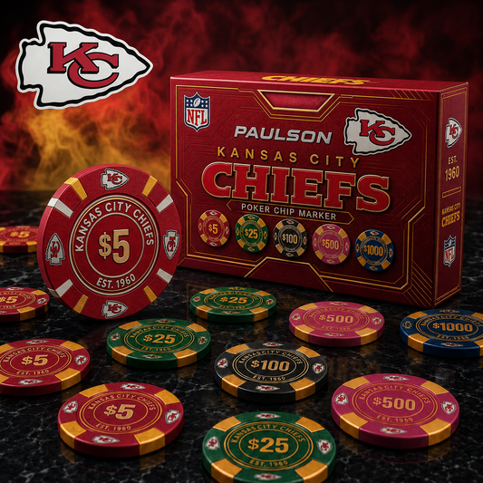 KC X NFL Personalized Premium Poker Chip Gift
