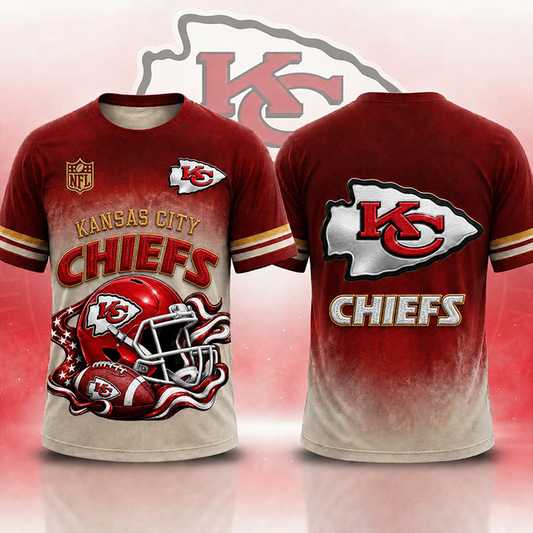 KC X NFL Premium Victory Series 3D T-Shirt 2107