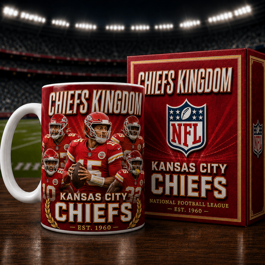 KC X NFL commemorative ceramic mug 2007