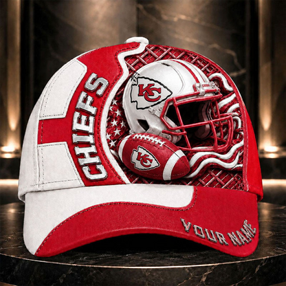 KCC _NFL Legacy 3D Premium Leather Cap – Personalized Edition