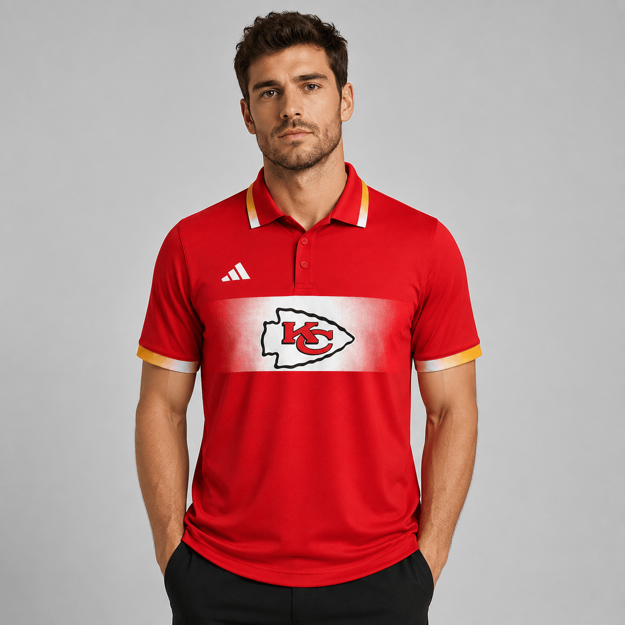 KCC Premium NFL Personalized Match Day Polo Shirt