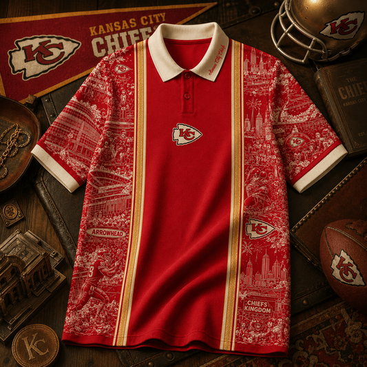 KCC_NFL Heritage Polo Shirt Gifts For Fan - Limited Edition