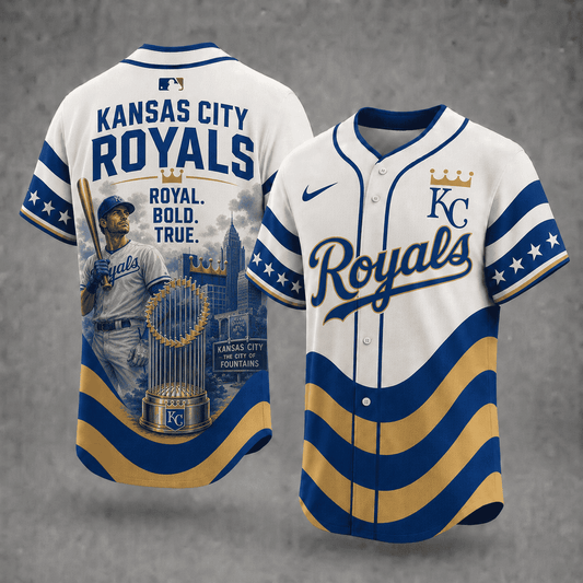 KCR x MLB Premium Baseball Jersey Gift For Fan