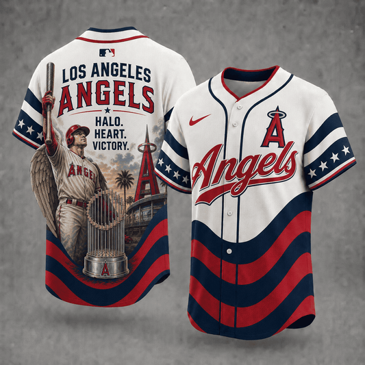 LAA x MLB Premium Baseball Jersey Gift For Fan