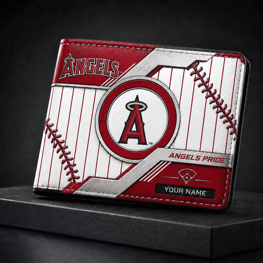 LAA x MLB Premium Men Wallet Luxury Personalized Gift For Fan Men