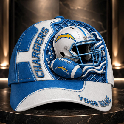 LAC _NFL Legacy 3D Premium Leather Cap – Personalized Edition