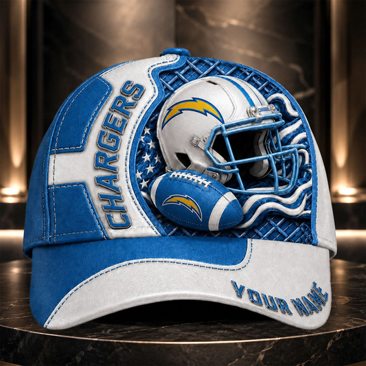 LAC _NFL Legacy 3D Premium Leather Cap – Personalized Edition