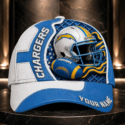 LAC _NFL Legacy 3D Premium Leather Cap – Personalized Edition