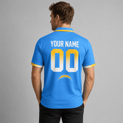 LAC Premium NFL Personalized Match Day Polo Shirt