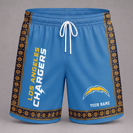 LAC X NFL New Pattern Short Pants Custom Any Name