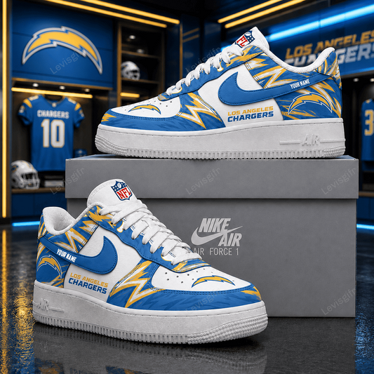 LAC x NFL Premium AF1 Sneaker Personalized Gift For Fan