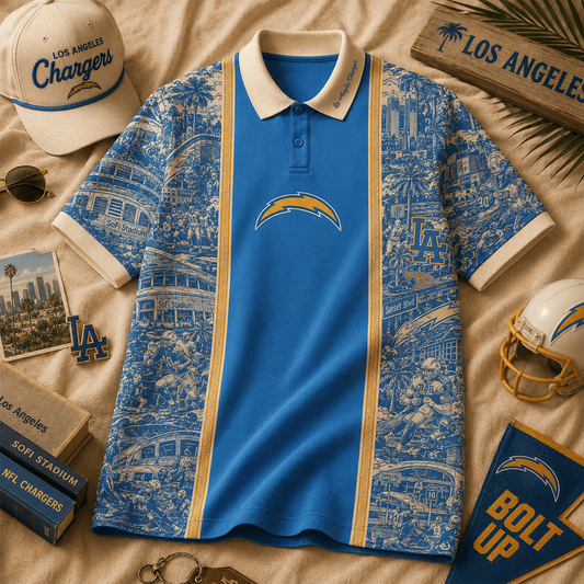 LAC_NFL Heritage Polo Shirt Gifts For Fan - Limited Edition