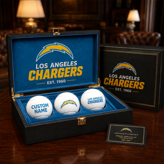 LAC_NFL PERSONALIZED COMBO TENNIS BALL COLLECTOR BOX