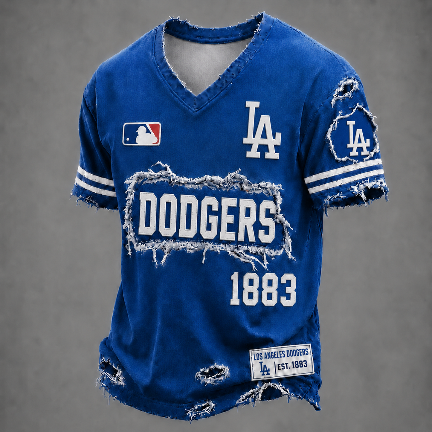 LAD x MLB LUXURY V-Neck T-Shirt 0406 DatND DVT
