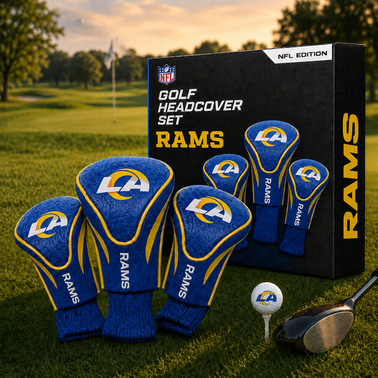 LAR Team Golf NFL 3-Pack Contour Sock Headcovers