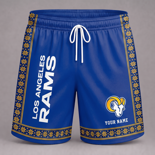 LAR X NFL New Pattern Short Pants Custom Any Name