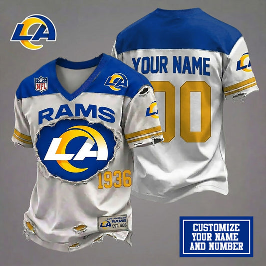 LAR x Customize NFL Luxury Classic T-shirt DDT 030626 TTTZ