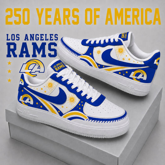 LAR x NFL Premium AF1 Sneaker Gift For Fan