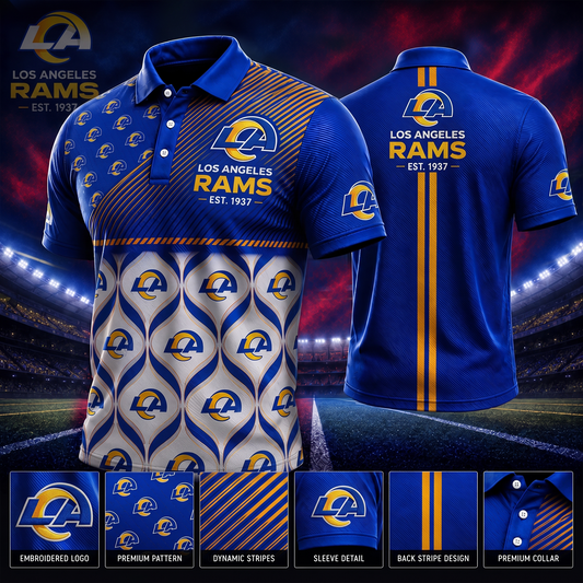 LAR_PREMIUM NFL  EXCLUSIVE POLO SHIRT LIMITED EDITION 200726