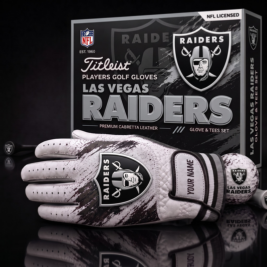 LV NFL LUXURY PERSONALIZED GOLF GLOVE SET LIMITED EDTION