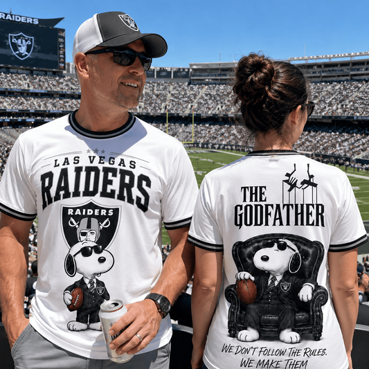 LV x NFL Premium Funny Football Snoopy The Godfather Rule Maker Game Day 3D Shirt 0307