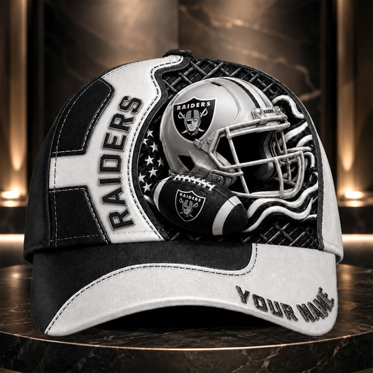 LVR _NFL Legacy 3D Premium Leather Cap – Personalized Edition