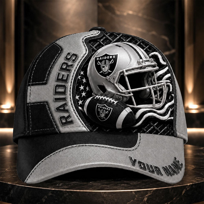 LVR _NFL Legacy 3D Premium Leather Cap – Personalized Edition