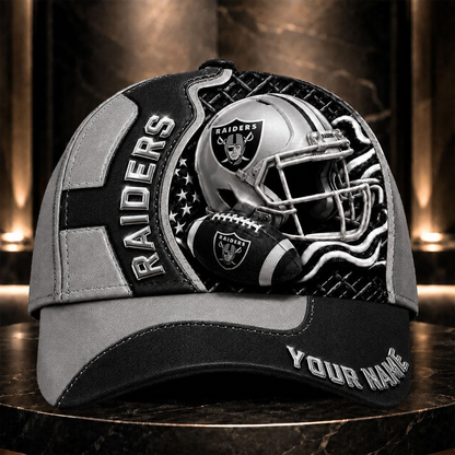 LVR _NFL Legacy 3D Premium Leather Cap – Personalized Edition