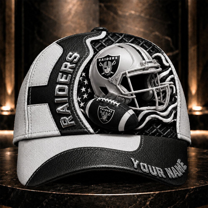 LVR _NFL Legacy 3D Premium Leather Cap – Personalized Edition