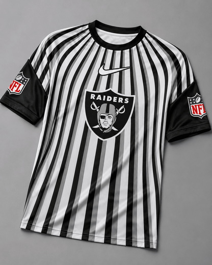 LVR Premium NFL Men’s Athletic Vertical Stripe T-Shirt