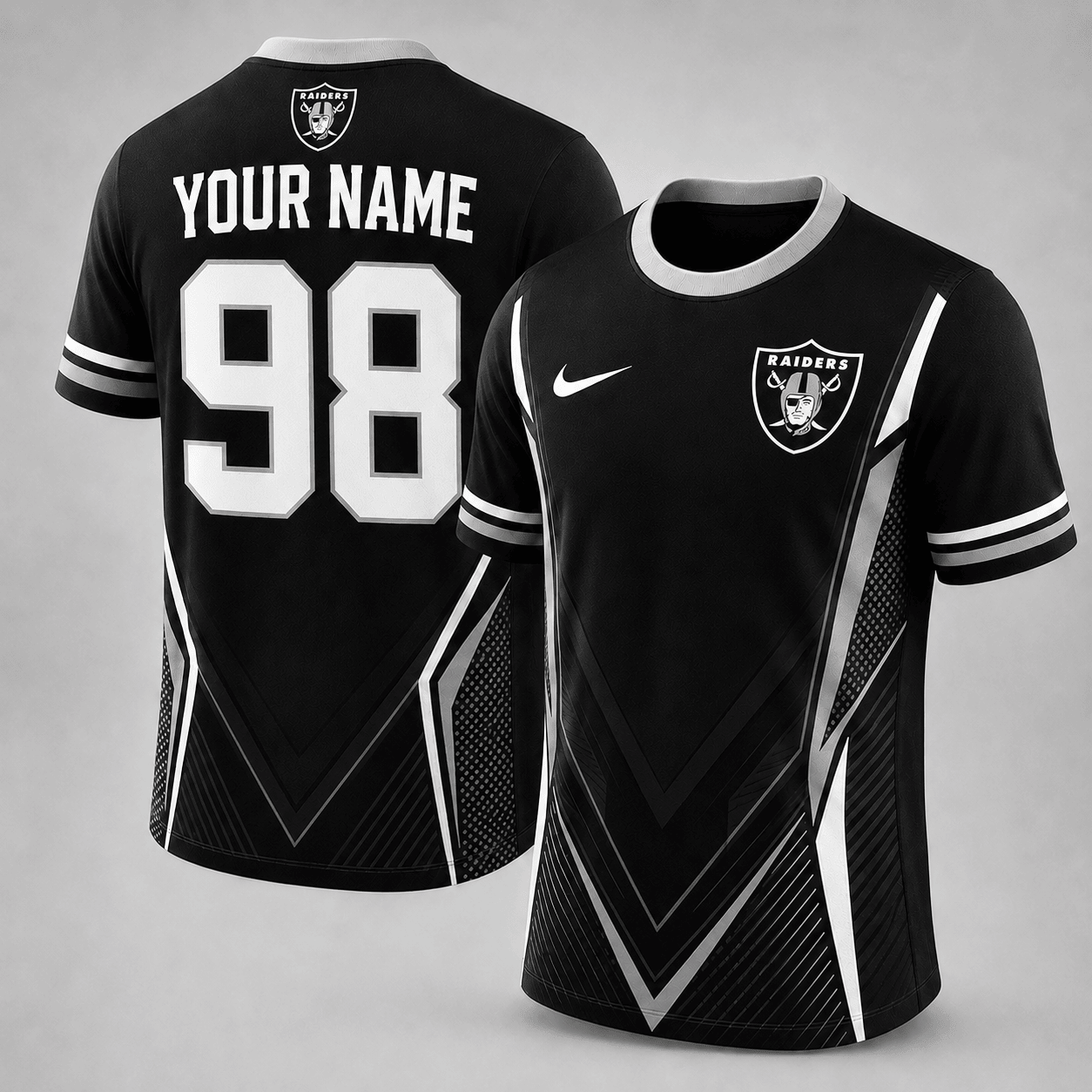 LVR x NFL Custom Name Number Personalized Athletic T-Shirt