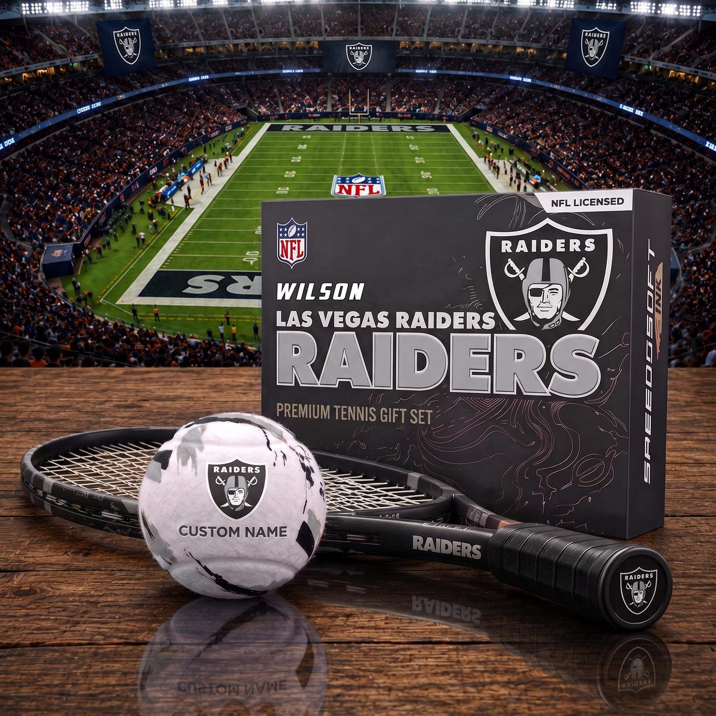 LVR_PREMIUM NFL  EXCLUSIVE PERSONALIZED TENNIS BALL SET LIMITED EDTION