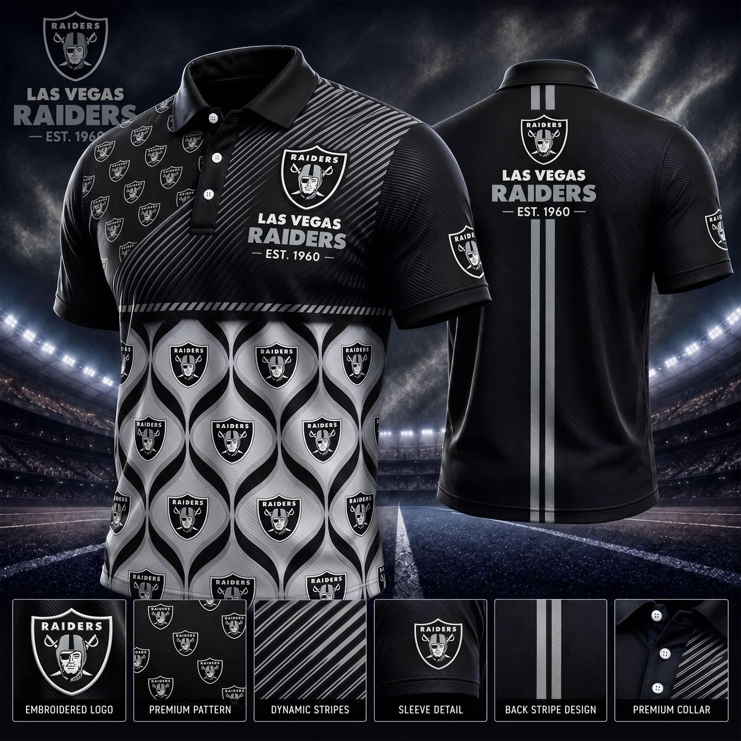 LVR_PREMIUM NFL  EXCLUSIVE POLO SHIRT LIMITED EDITION 200726