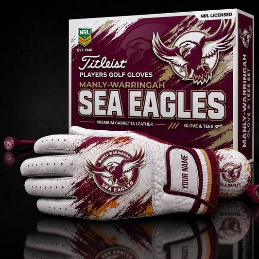 MAN LUXURY PERSONALIZED GOLF GLOVE SET LIMITED EDTION