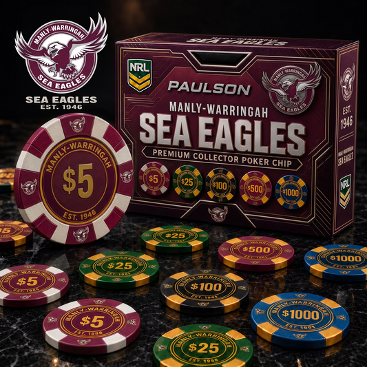 MAN X NRL Personalized Premium Poker Chip Gift