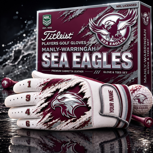 MAN X PREMIUM NRL PLAYERS GOLF GLOVE GIFT SET