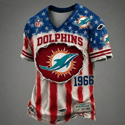 MD x NFL American Flag Luxury Classic T-shirt 252606