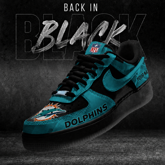 MD x NFL Back In Black V2 AF1 Sneakers  270626