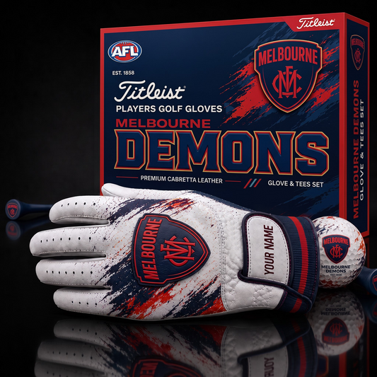 MEL AFL LUXURY PERSONALIZED GOLF GLOVE SET LIMITED EDTION