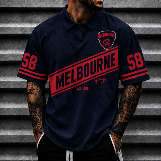 MEL x AFL Luxury V3 Polo Shirt