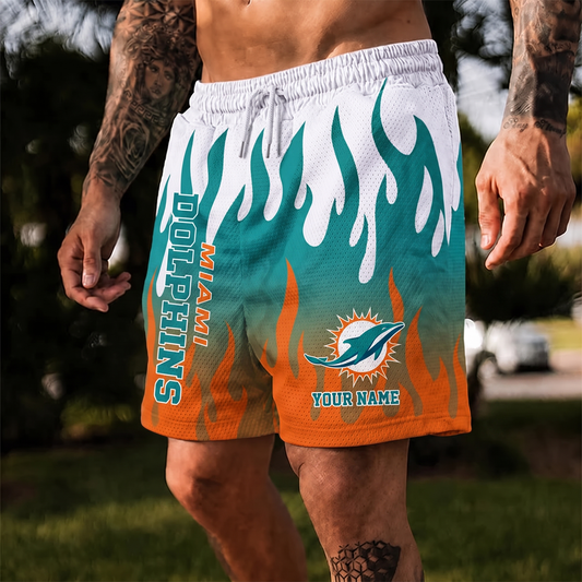 MIA X NFL Flame Shorts