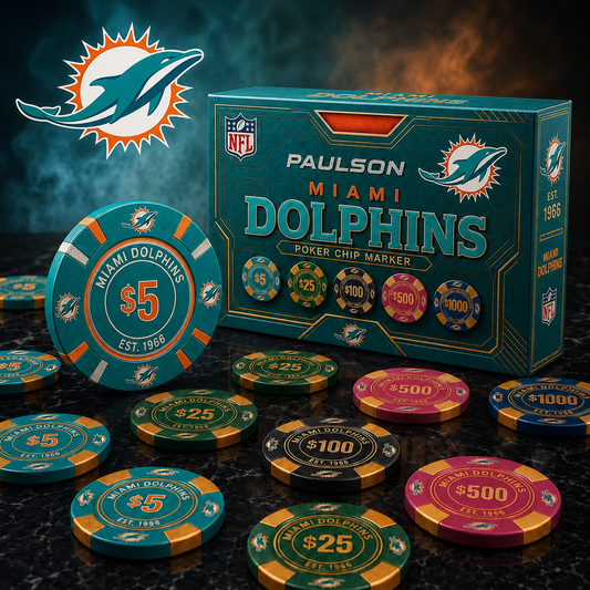 MIA X NFL Personalized Premium Poker Chip Gift
