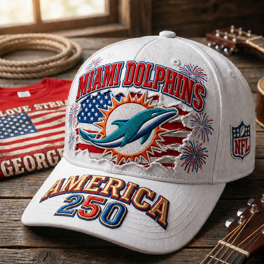 MIA x NFL Premium Cap 250 Years Anniversary Of Freedom 0107