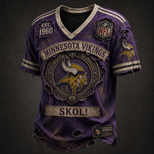 MIN X NFL Exclusive V-Neck T-Shirt 2007