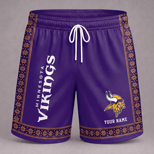 MIN X NFL New Pattern Short Pants Custom Any Name