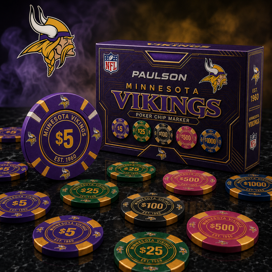 MIN X NFL Personalized Premium Poker Chip Gift