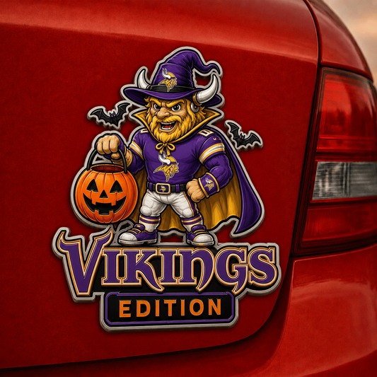 MIN x NFL Halloween Edition Car Namge Badge